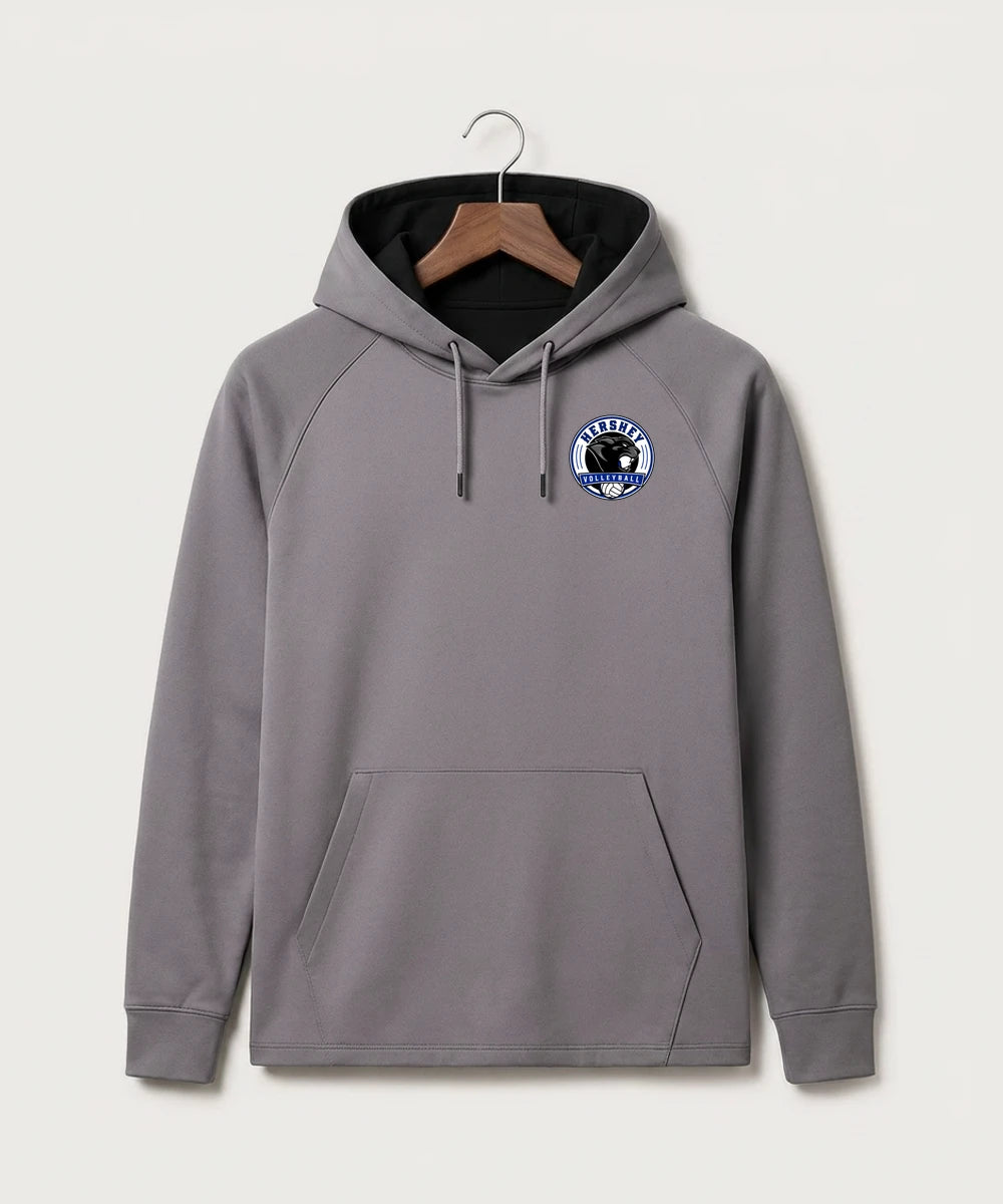 Hershey High School Volleyball Team Store - Gray Hoodie - Left Chest