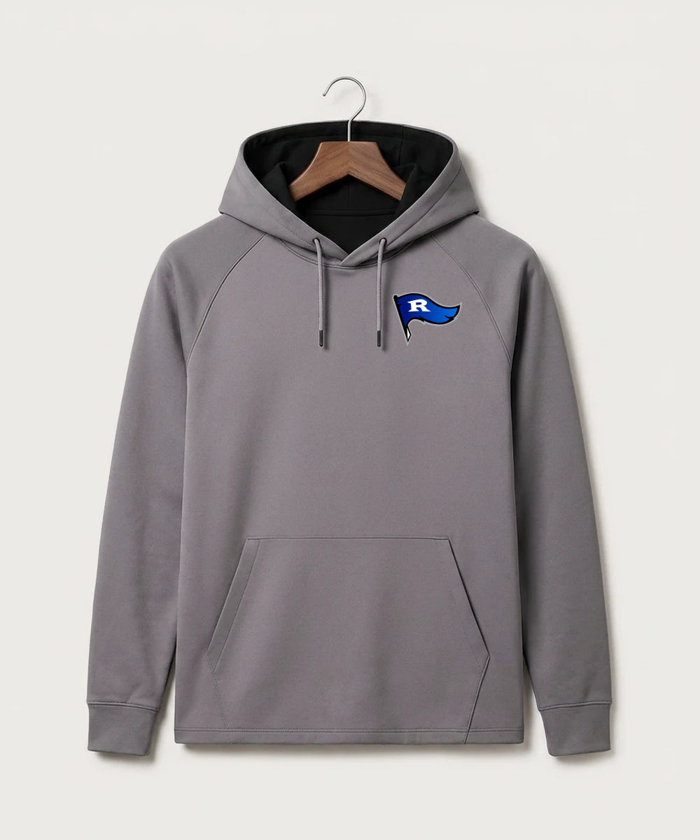 Red Lake County Central Football (Boys) - Gray Hoodie - Left Chest
