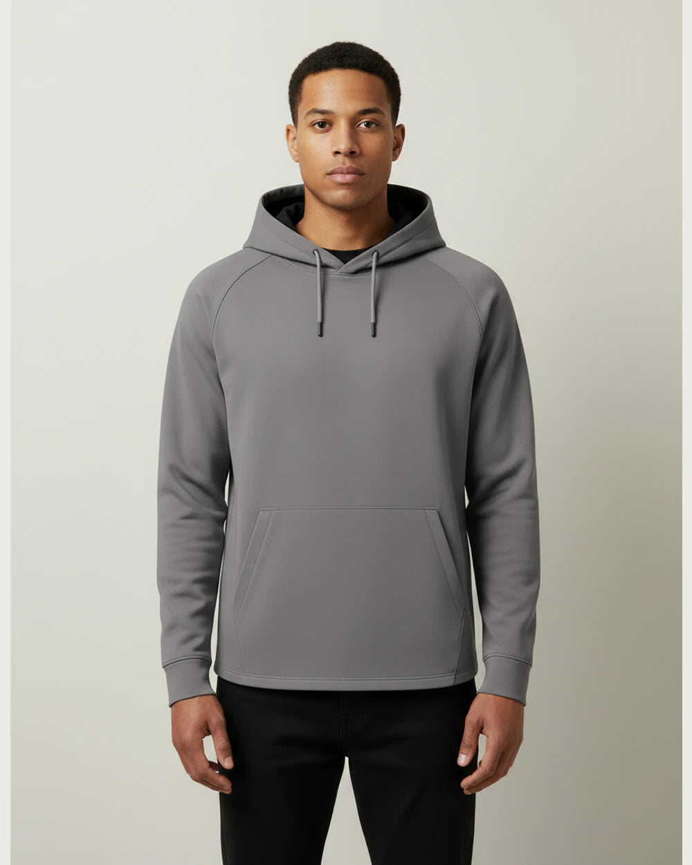 Ashwaubenon High School Football (Boys) - Gray Hoodie - Full Front (model)