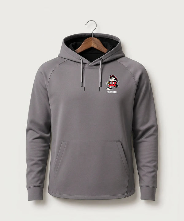 John Marshall High School Basketball (Boys) - Gray Hoodie - Left Chest