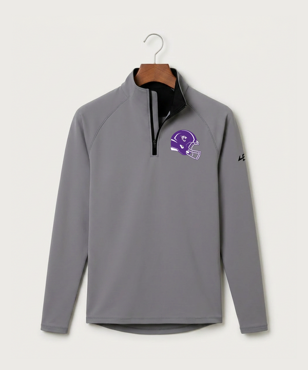 Granada-Huntley-East Chain/Truman Football (Boys) - Gray Quarter Zip - Left Chest