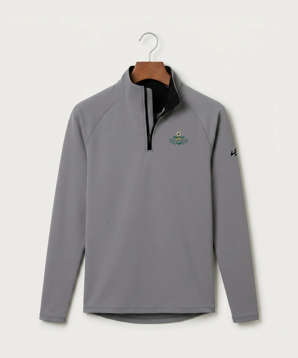 Ashwaubenon High School Soccer (Boys) - Gray Quarter Zip - Left Chest