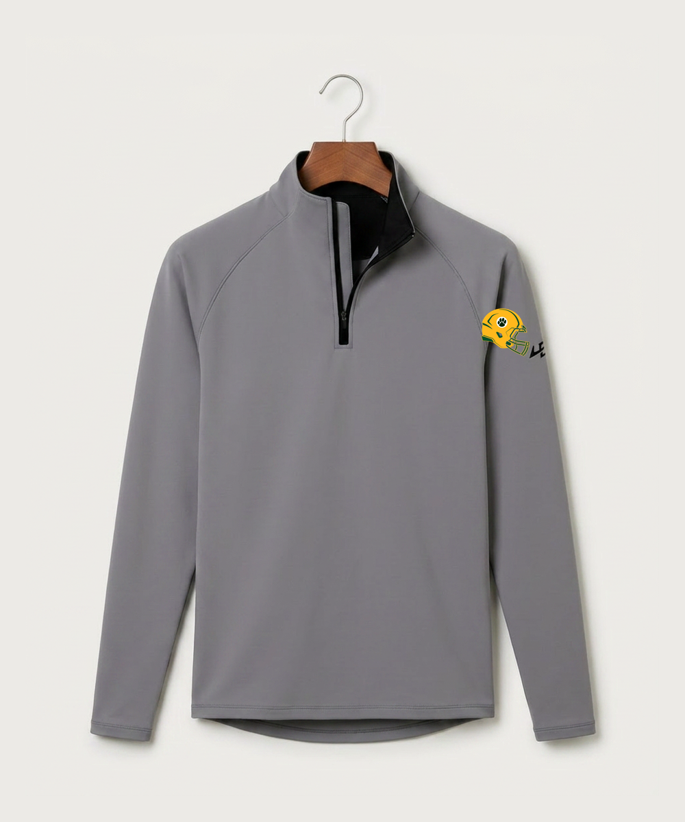 Ashwaubenon High School Football (Boys) (Sandbox) - Gray Quarter Zip - Left Chest