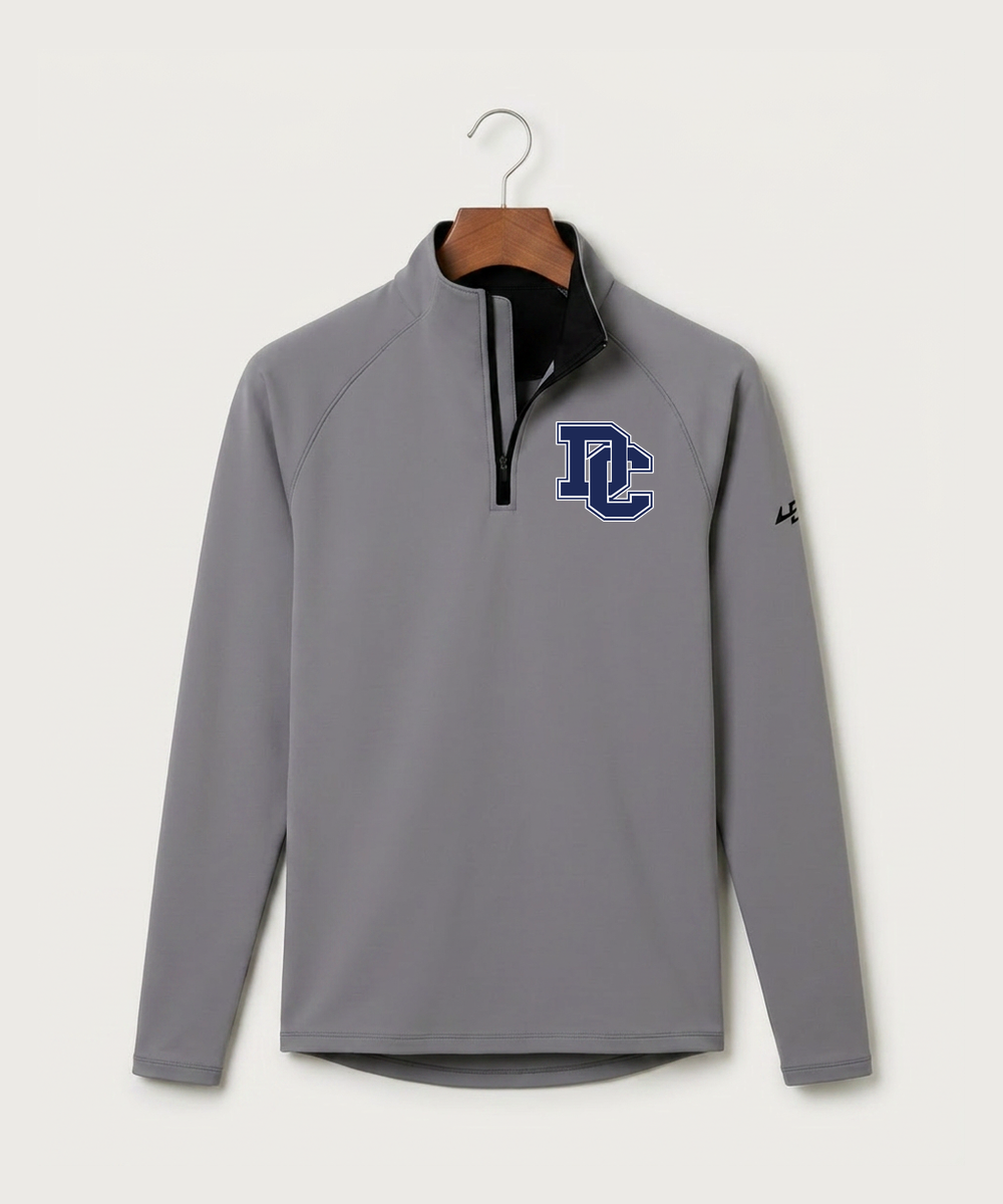 Dassel Cokato High School Football (Boys) - Gray Quarter Zip - Left Chest