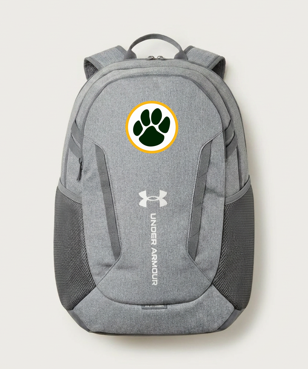 Ashwaubenon High School — Spirit Store - Grey Backpack - Full Front