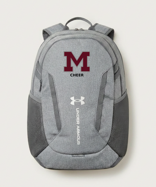 Moline Cheer general - Grey Backpack - Full Front