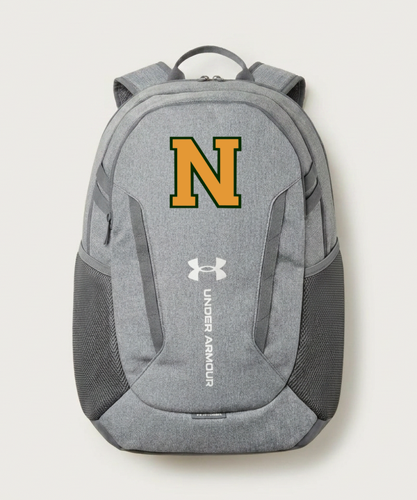 Nevis High School Volleyball (Girls) - Grey Backpack - Full Front