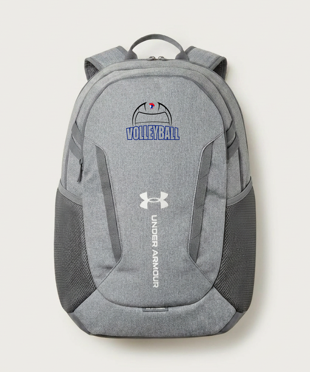 Hills-Beaver Creek High School Volleyball (Girls) - Grey Backpack - Full Front