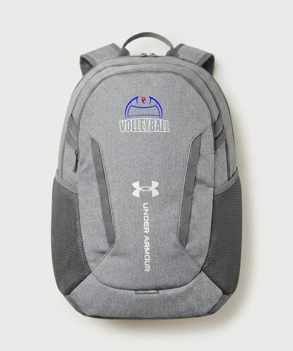 Davenport Central High School Volleyball (Girls) - Grey Backpack - Full Front