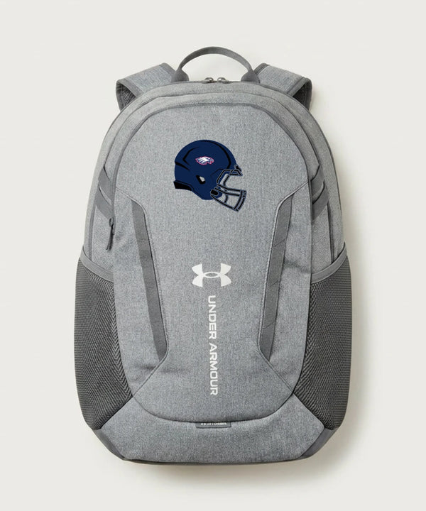 Pequot Lakes High School Football (Boys) - Grey Backpack - Full Front