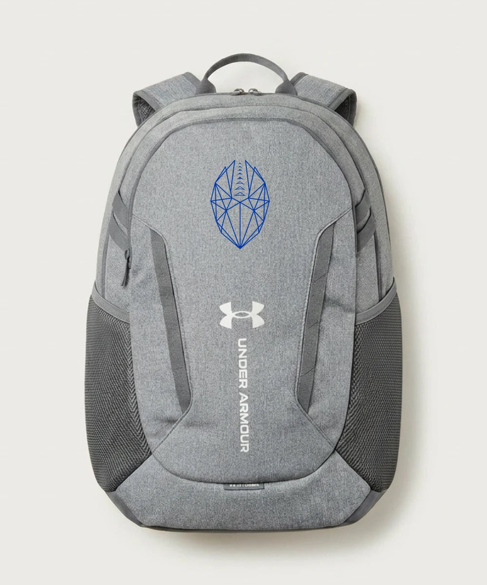 West Bend West High School Football - Grey Backpack - Full Front