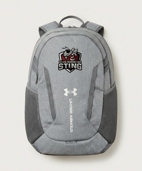 Yellow Medicine East High School Athletics - Grey Backpack - Full Front