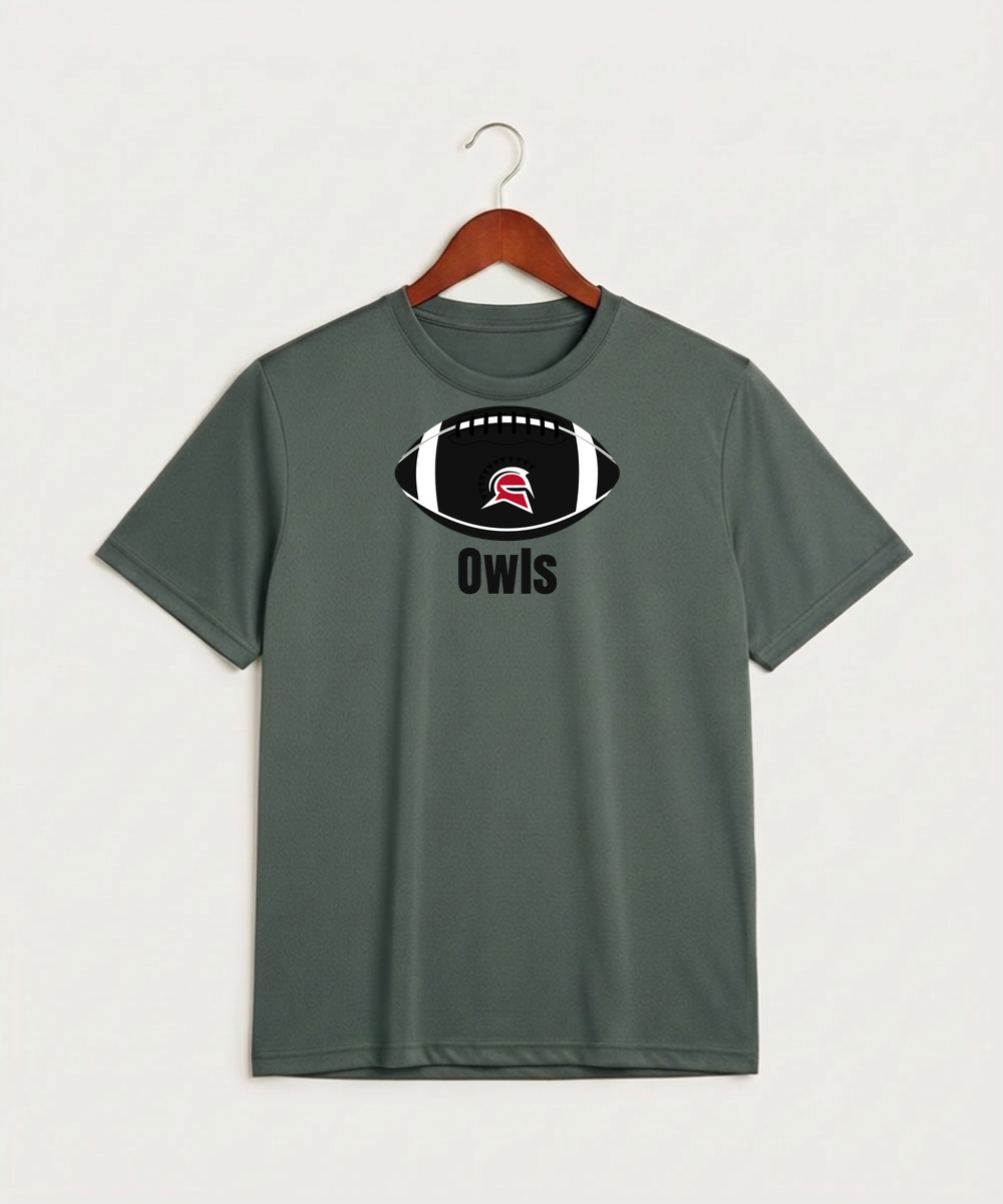 Hancock High School Football (Boys) - Grey Concrete Heather Sport-Tek PosiCharge Competitor Tee. ST350