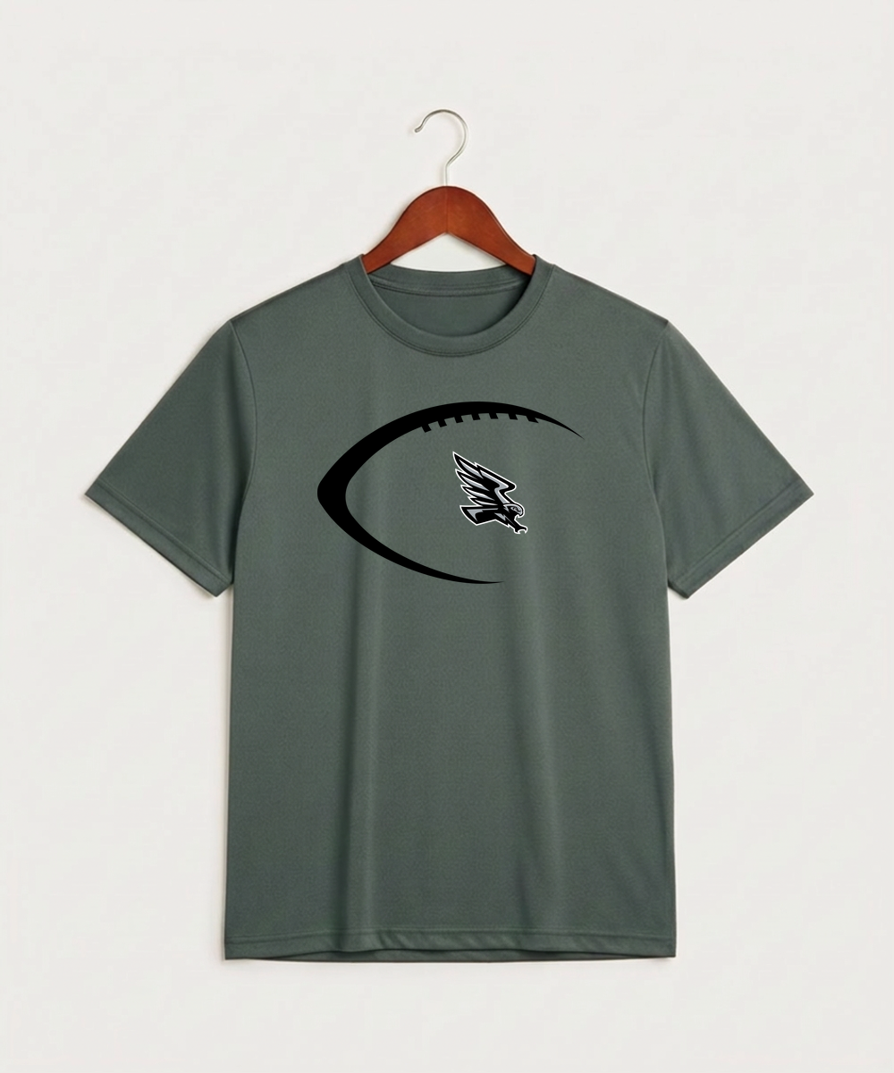 Red Rock Central High School Football (Boys) - Grey Concrete Heather Sport-Tek PosiCharge Competitor Tee. ST350