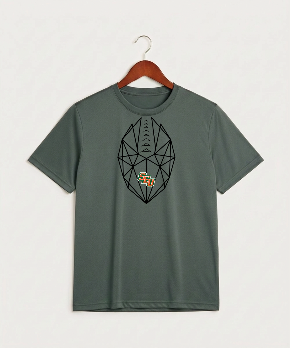 Sleepy Eye United Football (Boys) - Grey Concrete Heather Sport-Tek PosiCharge Competitor Tee. ST350