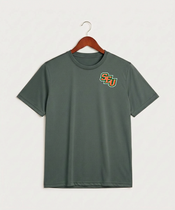 Sleepy Eye United Football (Boys) - Grey Concrete Heather Sport-Tek PosiCharge Competitor Tee. ST350