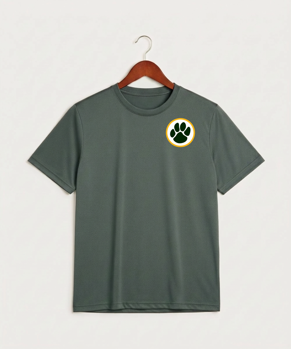 Ashwaubenon High School Football (Boys) - Grey Concrete Heather Sport-Tek PosiCharge Competitor Tee. ST350