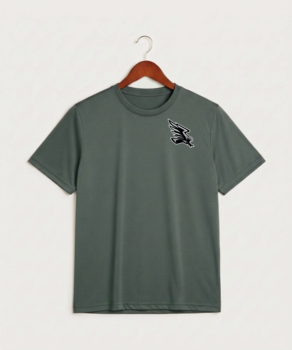 Red Rock Central High School Football (Boys) - Grey Concrete Heather Sport-Tek PosiCharge Competitor Tee. ST350