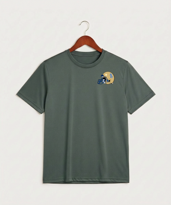 Braham Area High School Football (Boys) - Grey Concrete Heather Sport-Tek PosiCharge Competitor Tee. ST350