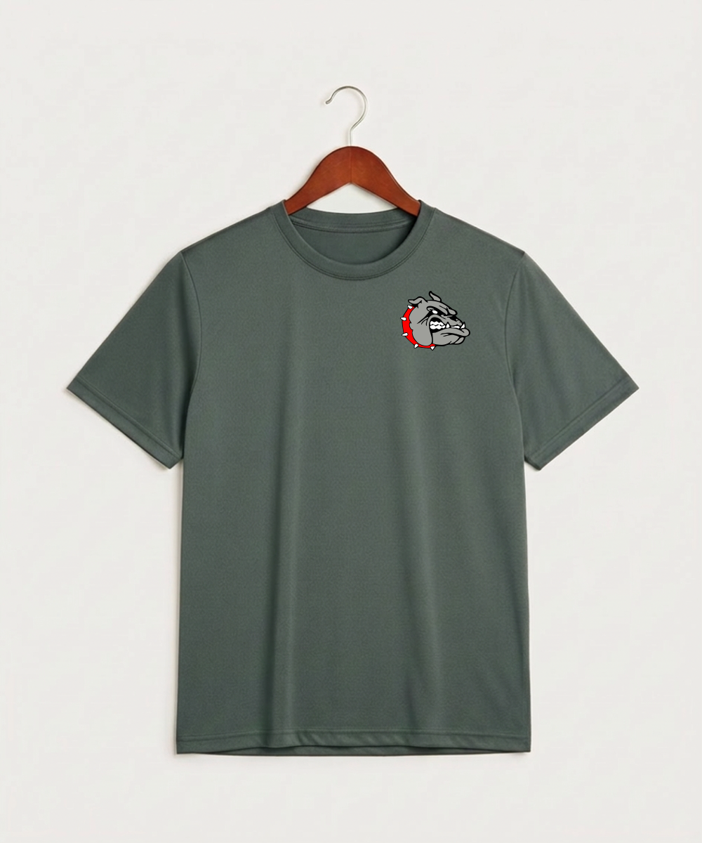 Otter Tail Central Football (Boys) - Grey Concrete Heather Sport-Tek PosiCharge Competitor Tee. ST350