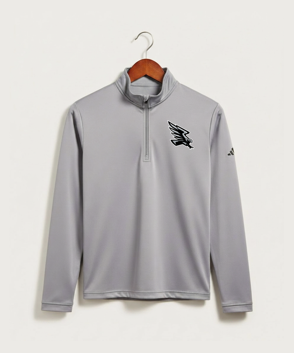 Red Rock Central High School Football (Boys) - Grey Three Men's Ultimate365 Lightweight Quarter-Zip Pullover
