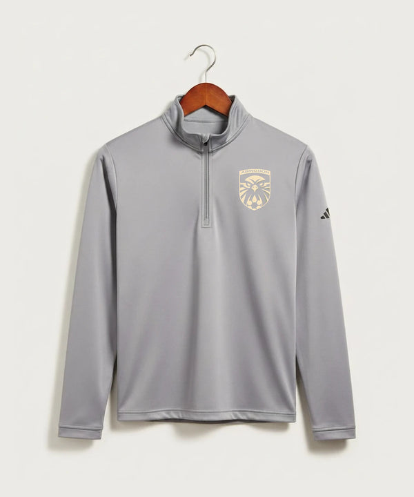 Abingdon High School Football (Boys) - Grey Three Men's Ultimate365 Lightweight Quarter-Zip Pullover