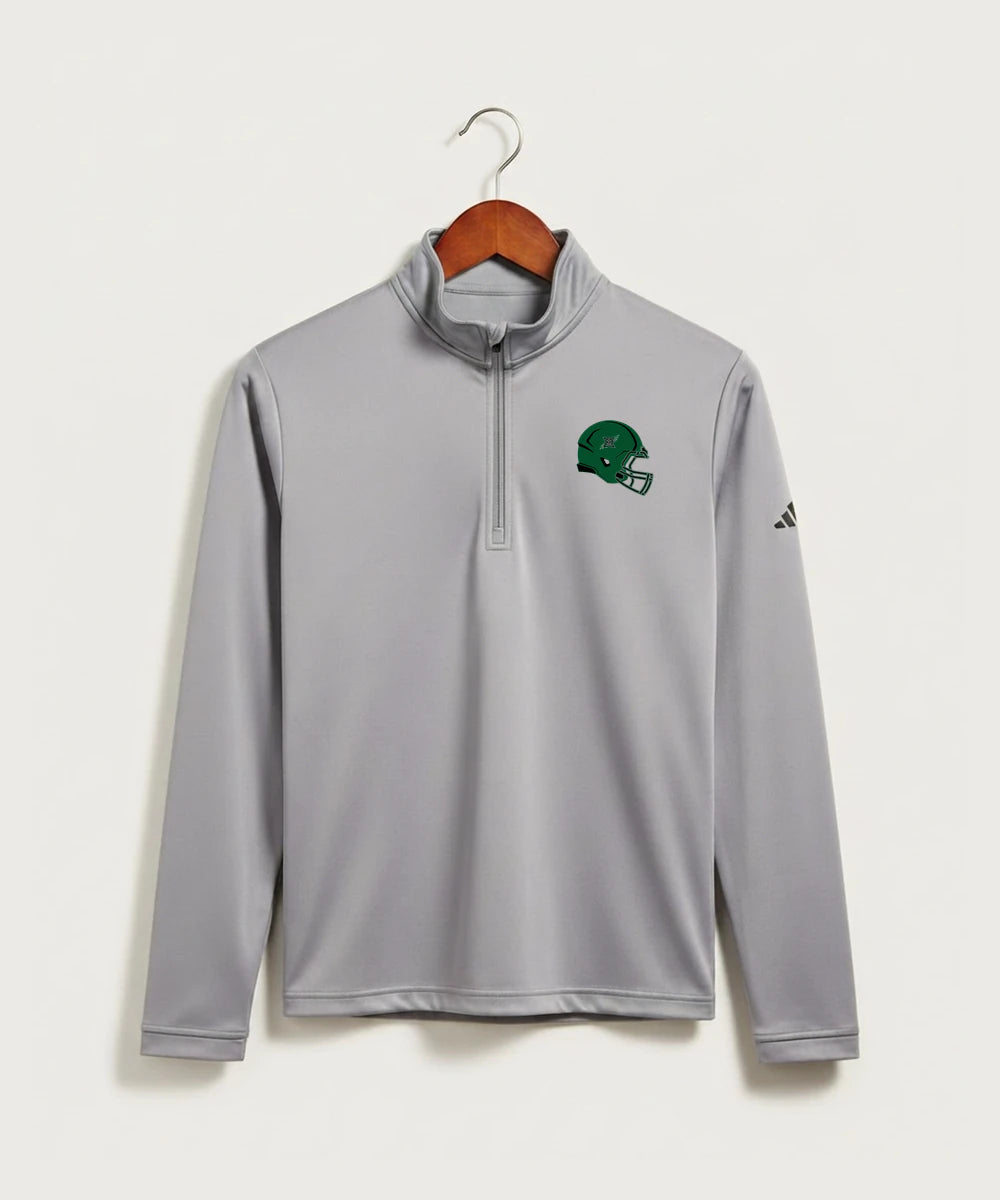 Rock Ridge High School Football (Boys) - Grey Three Men's Ultimate365 Lightweight Quarter-Zip Pullover