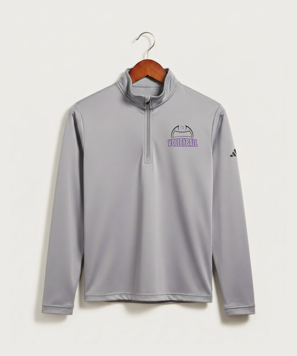 Goodhue High School Volleyball (Girls) - Grey Three Men's Ultimate365 Lightweight Quarter-Zip Pullover