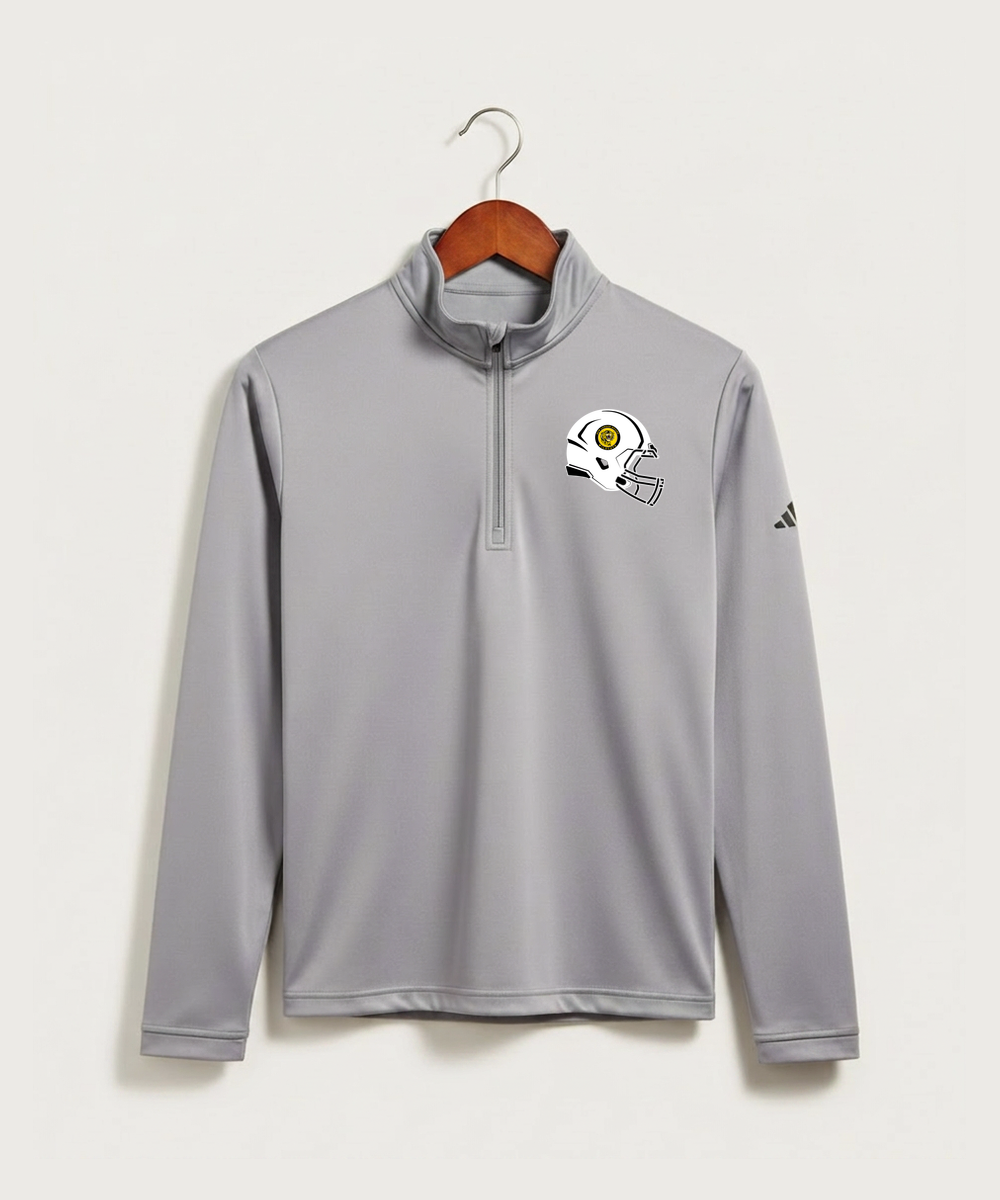 New London Spicer High School Football (Boys) - Grey Three Men's Ultimate365 Lightweight Quarter-Zip Pullover