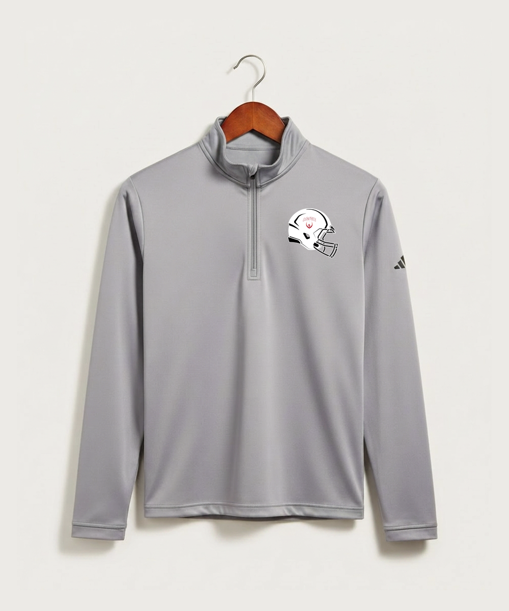 Alden-Conger-Glenville Emmons High School Football (Boys) - Grey Three Men's Ultimate365 Lightweight Quarter-Zip Pullover