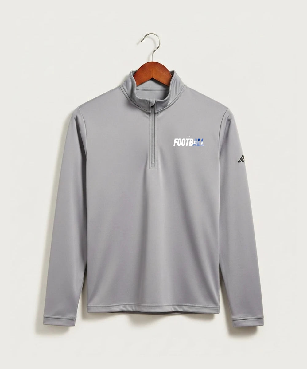 West Bend West High School Football - Grey Three Men's Ultimate365 Lightweight Quarter-Zip Pullover