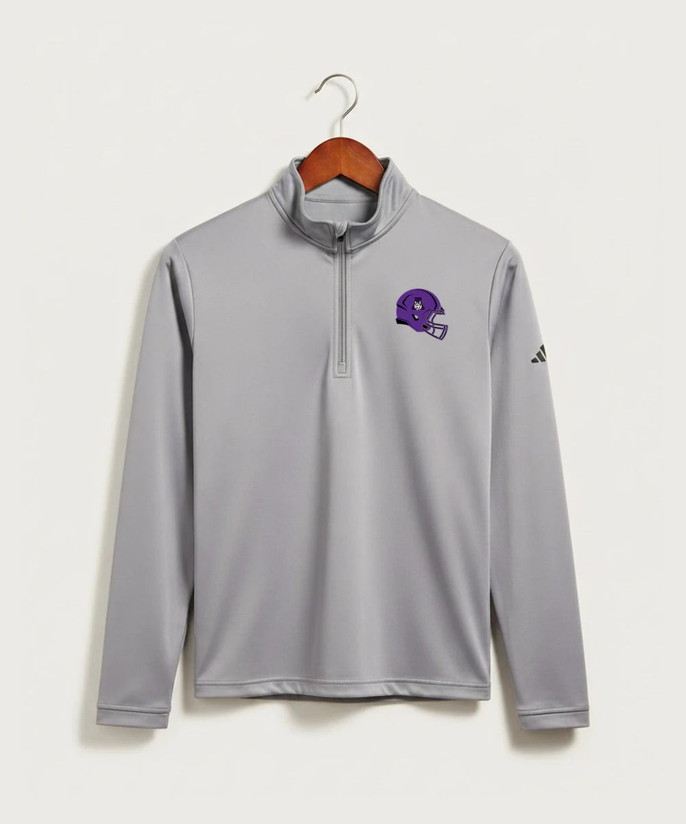Albany High School Football (Boys) - Grey Three Men's Ultimate365 Lightweight Quarter-Zip Pullover