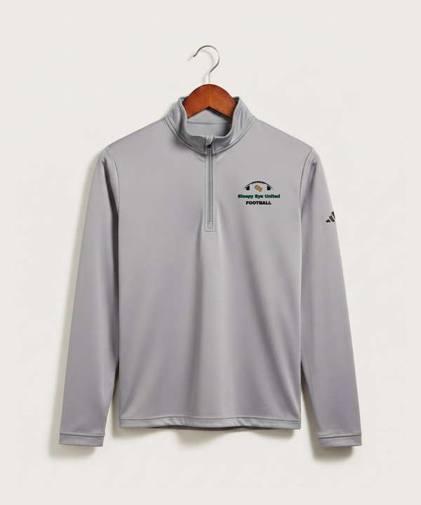 Sleepy Eye United Football (Boys) - Grey Three Men's Ultimate365 Lightweight Quarter-Zip Pullover