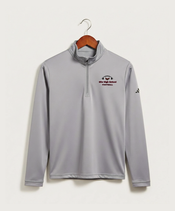 Gfw High School Football (Boys) - Grey Three Men's Ultimate365 Lightweight Quarter-Zip Pullover