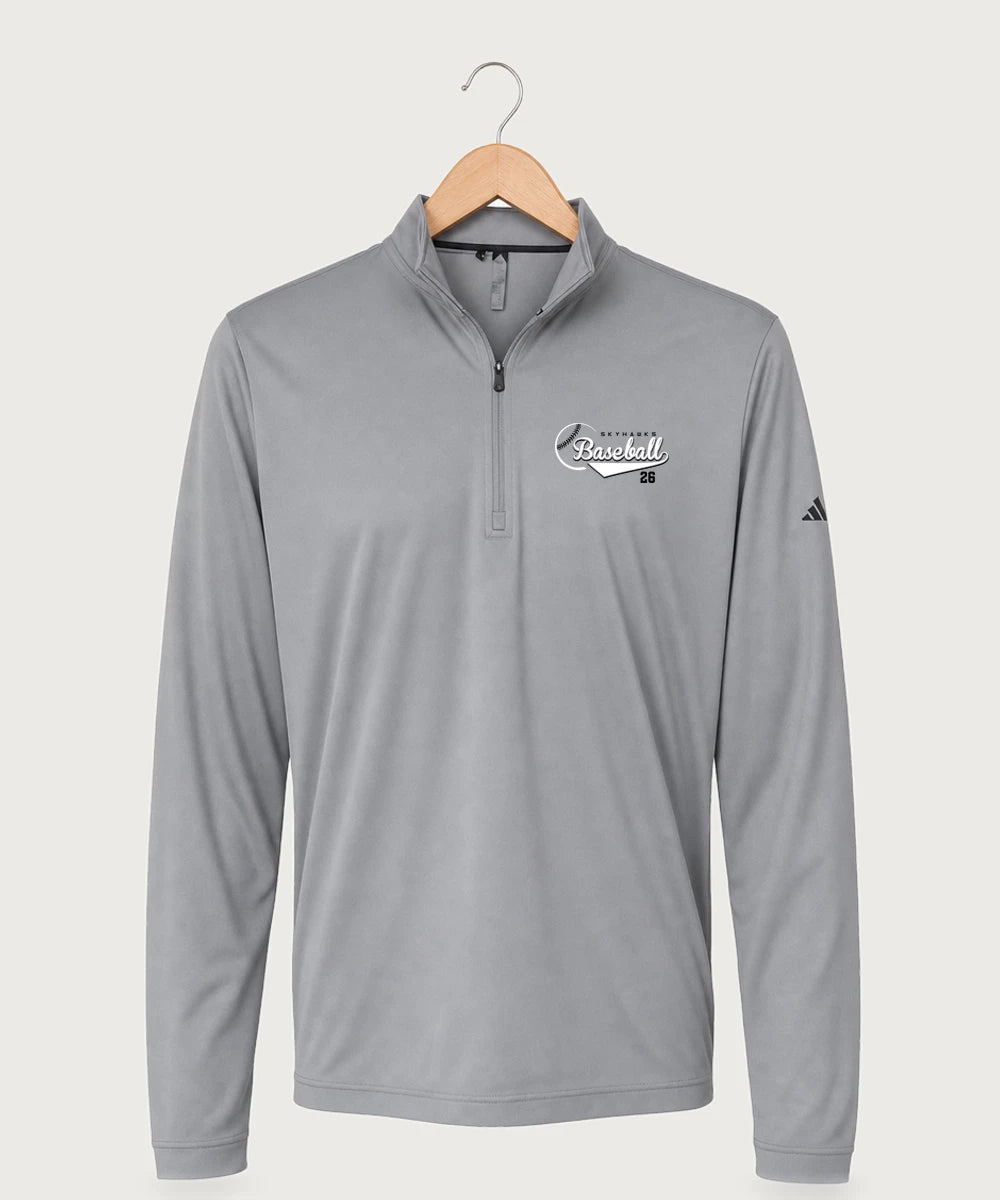 Sauk Valley Community College Baseball Team Store - Grey Three Men's Ultimate365 Lightweight Quarter-Zip Pullover
