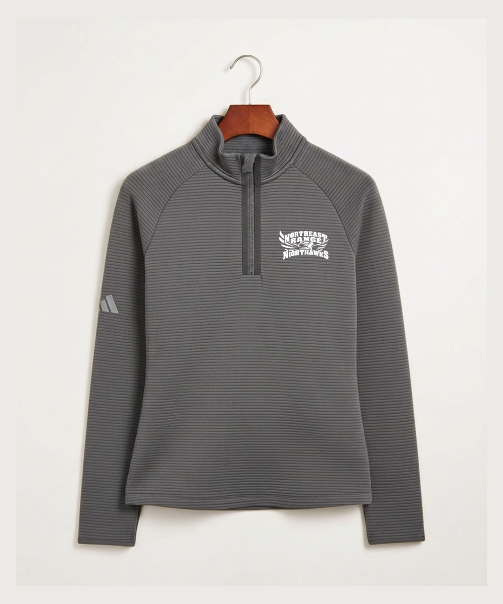 Northeast Range High School Volleyball (Girls) - Grey Quarter Zip - Left Chest