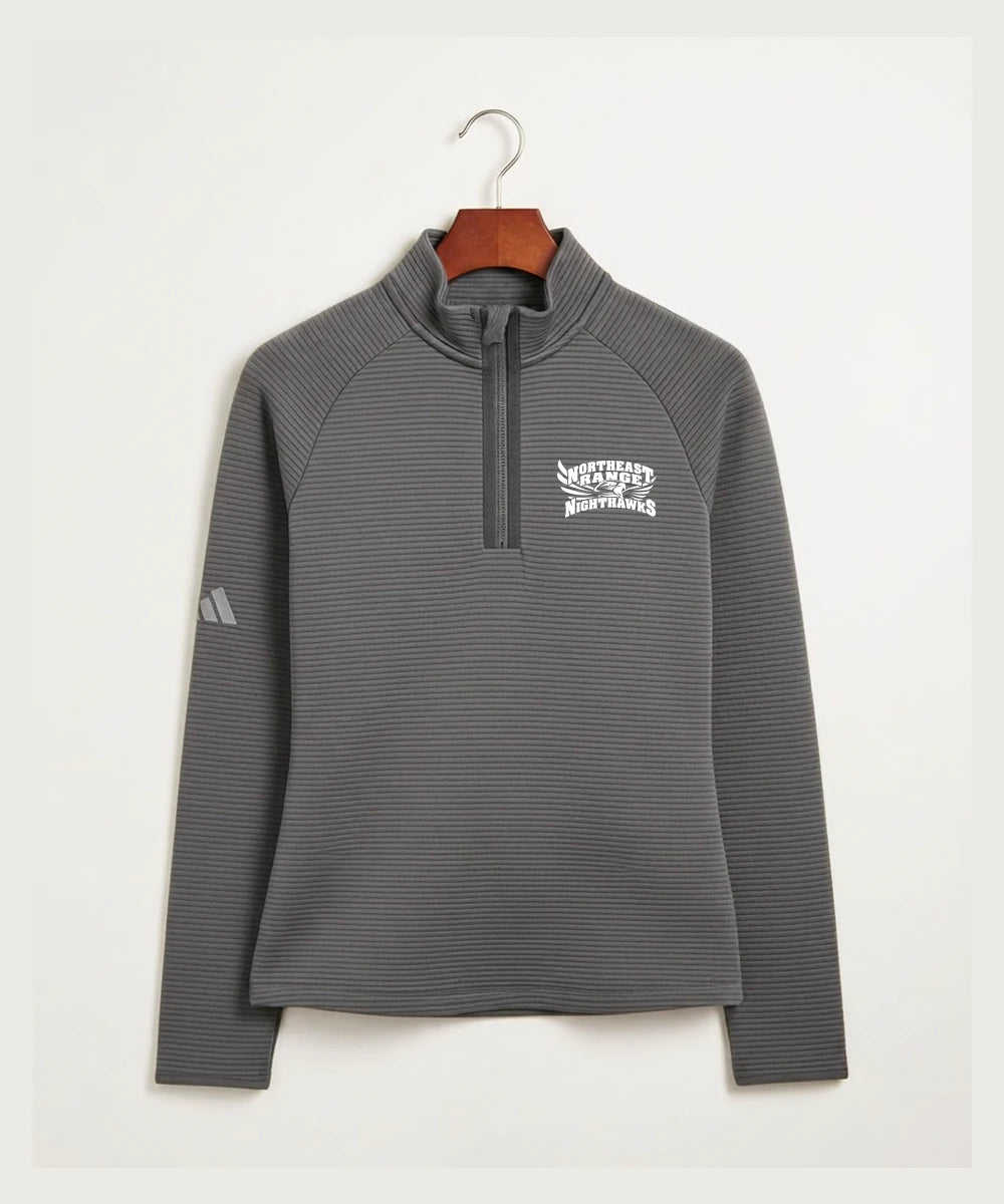 Northeast Range High School Volleyball (Girls) - Grey Quarter Zip - Left Chest