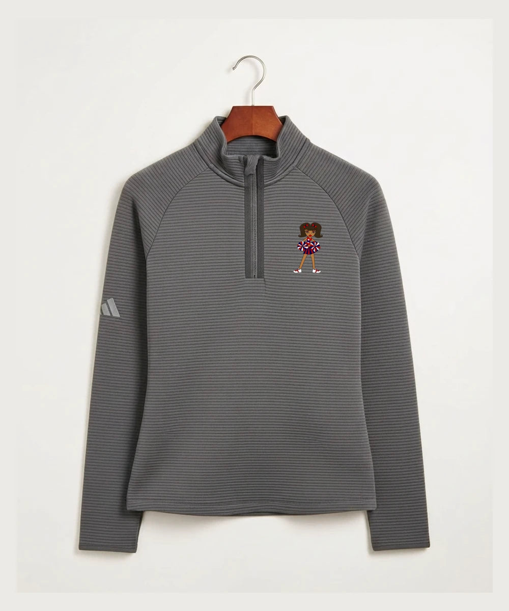 Independence High School Cheer Team - Grey Quarter Zip - Left Chest