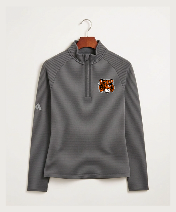 Browerville Public High School Athletics Coed - Grey Quarter Zip - Left Chest