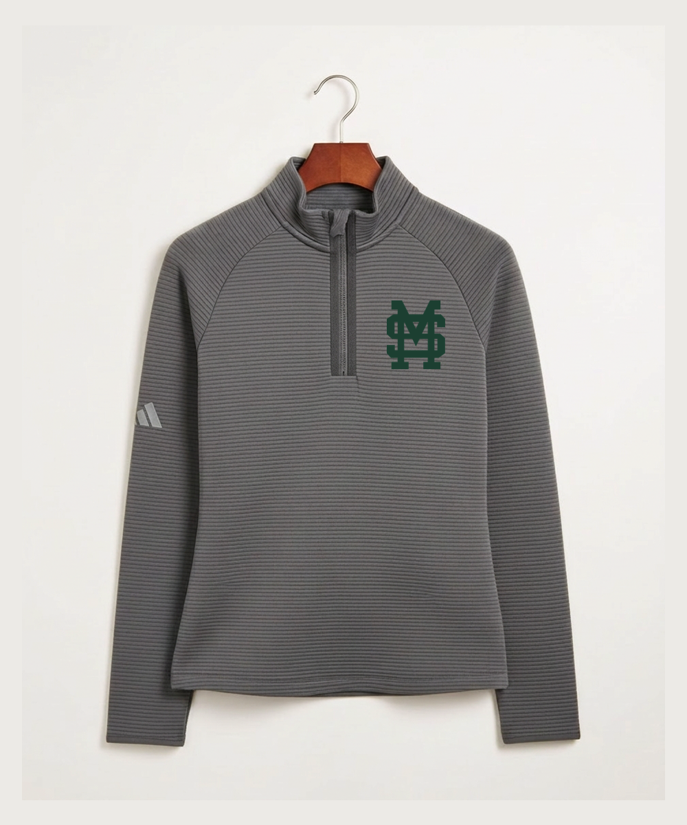 Sleepy Eye St. Mary's High School Athletics - Grey Quarter Zip - Left Chest