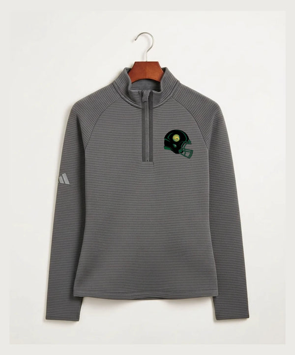 Rushford Peterson High School Football (Boys) - Grey Quarter Zip - Left Chest