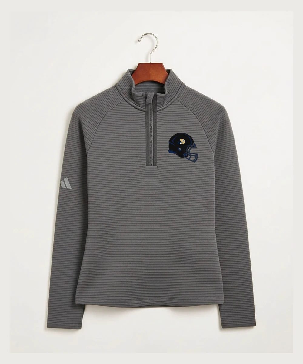 Braham Area High School Football (Boys) - Grey Quarter Zip - Left Chest