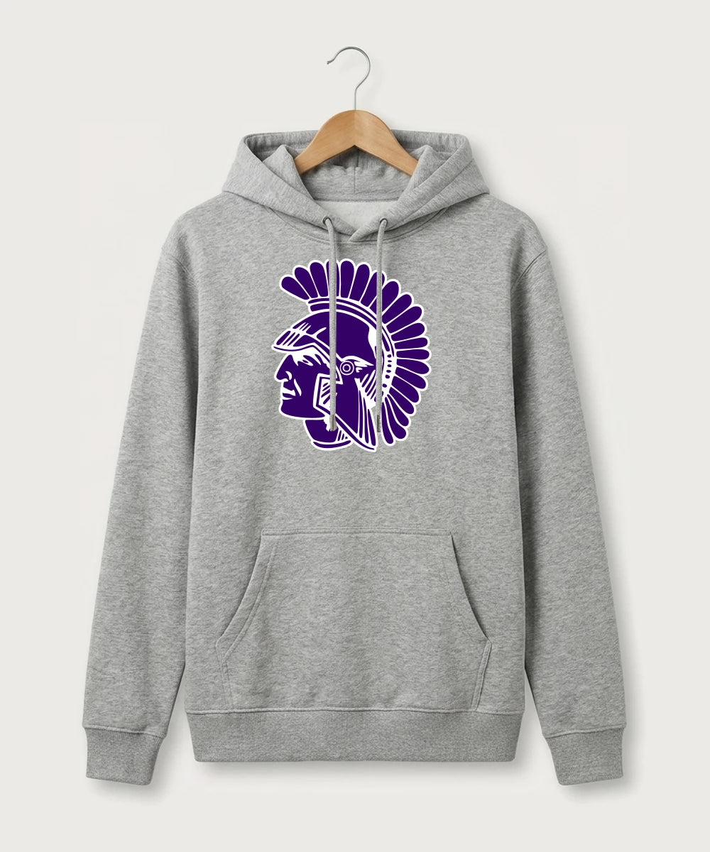 Barnesville High School Football (Boys) - Heather Grey Hoodie Value