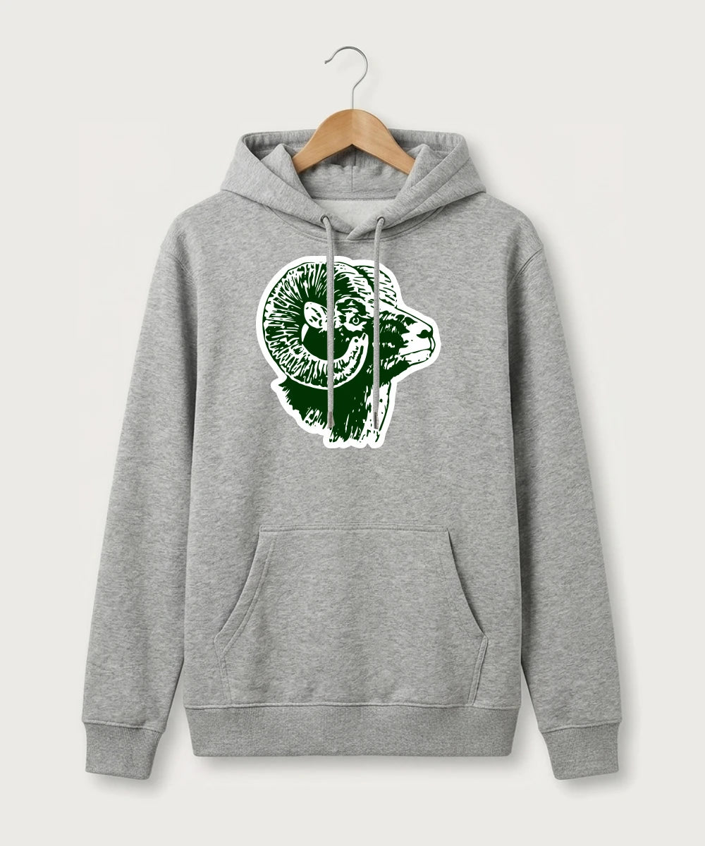 Roseau High School Football (Boys) - Heather Grey Hoodie Value
