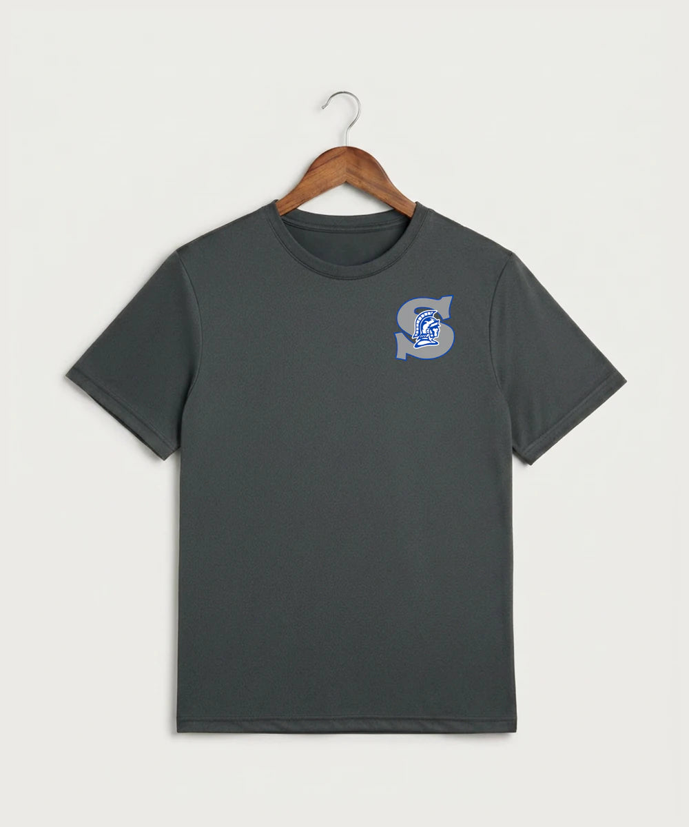 Green Bay Southwest High School Volleyball (Girls) - Iron Grey Heather Sport-Tek PosiCharge Competitor Tee. ST350