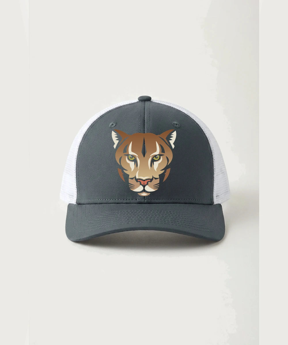 Ada Borup High School Football (Boys) - Iron Grey/ White Sport-Tek Club Trucker Cap STC46
