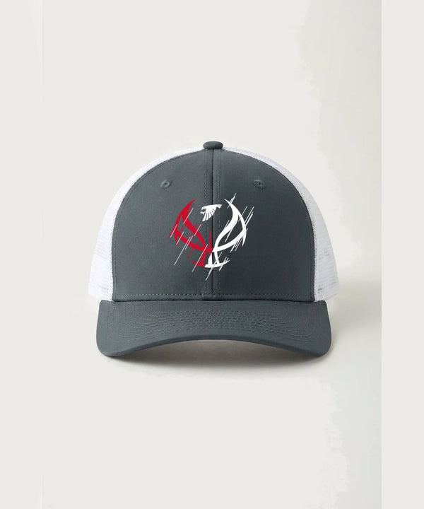 Sauk Valley Community College Basketball Team Store - Iron Grey/ White Sport-Tek Club Trucker Cap STC46