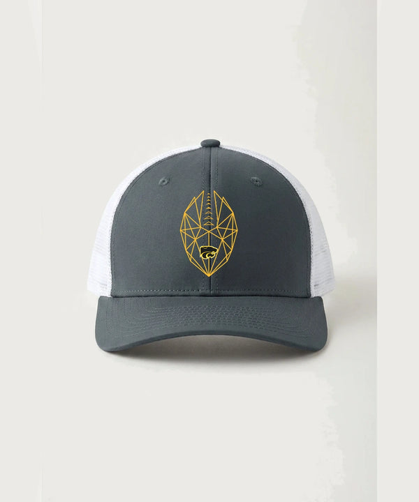 Le-Win Football - Iron Grey/ White Sport-Tek Club Trucker Cap STC46