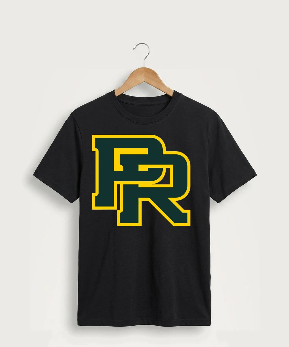 Proctor High School Football (Boys) - Jet Black Port & Co Core Cotton Tee. PC54