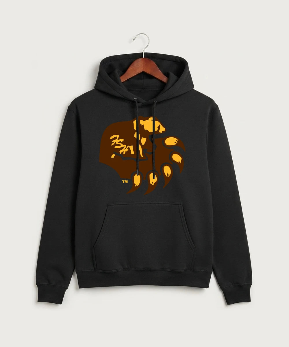 Fargo South High School Volleyball (Girls) - Jet Black Port & Co Core Fleece Pullover Hooded Sweatshirt. PC78H